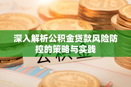 榕城深入解析公积金贷款风险防控的策略与实践